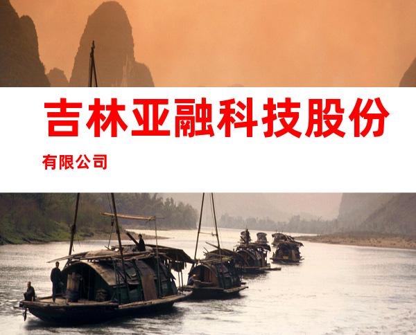 吉林亚融科技股份有限公司